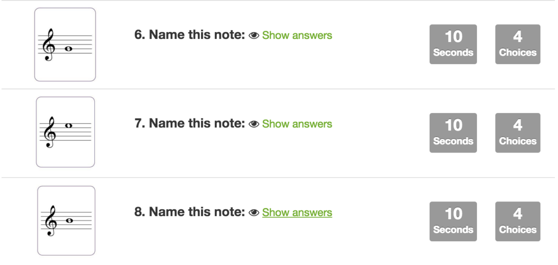 How to read music notes? Music kahoot