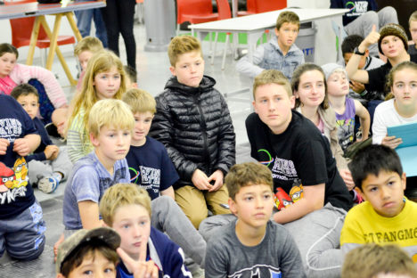 Kids playing Kahoot!