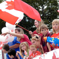 Canada Day illustration from
