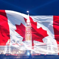 Canada day illustration photo