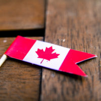 canada day flag, illustration