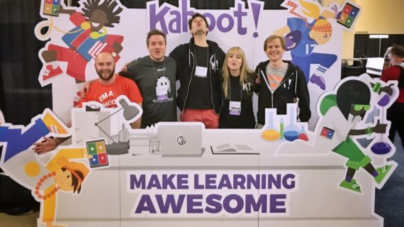 Kahoooooot! Our booth at ISTE 2017