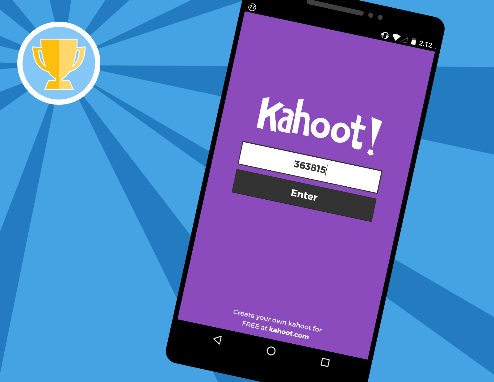 Join live games in Kahoot! mobile app