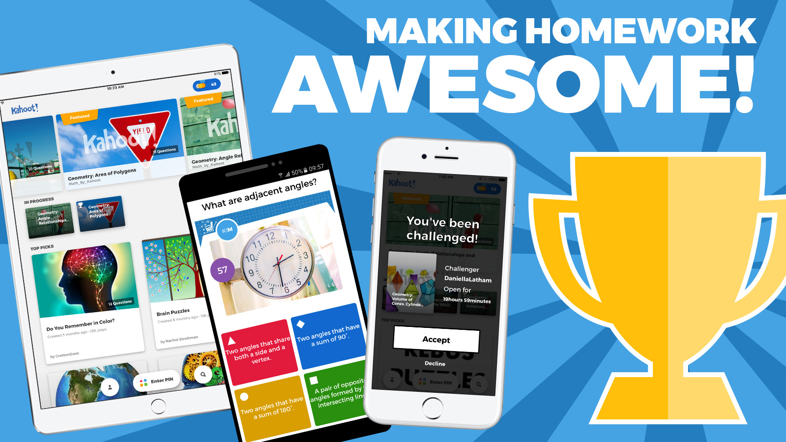 Kahoot! launches a new mobile app to make homework awesome