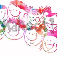 A drawing of kids. Image credit: Pixabay