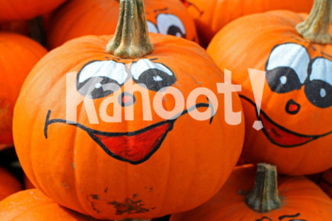 Halloween History kahoot. Image credit: https://pixabay.com/en/pumpkins-hokkaido-autumn-october-469641/