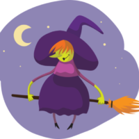 Halloween kahoot. Image credit: https://pixabay.com/en/witch-broom-halloween-hat-female-1454061/