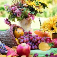 Happy Thanksgiving. Image credit: https://pixabay.com/en/cornucopia-thanksgiving-autumn-fall-1789664/