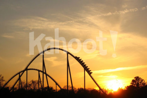 Kahoot! science collection cover image. Image credits: https://pixabay.com/en/sunset-roller-coaster-ride-coaster-958145/ CC0