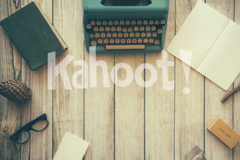 Kahoot! ELA collection cover image. Image credits: https://pixabay.com/en/typewriter-book-notebook-paper-801921/ CC0