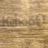 Kahoot! history collection cover image. Image credits: https://pixabay.com/en/old-transcript-constitution-vintage-438035/ CC0