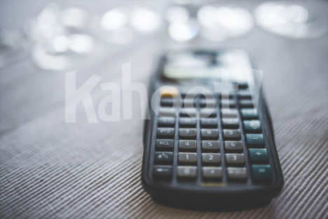 Kahoot! Math collection cover image. Image credits: https://pixabay.com/en/calculator-numbers-accounting-2620121/ CC0