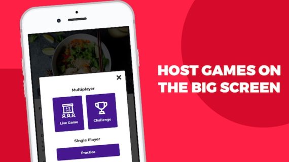 Screenshot of hosting live games in the Kahoot! app