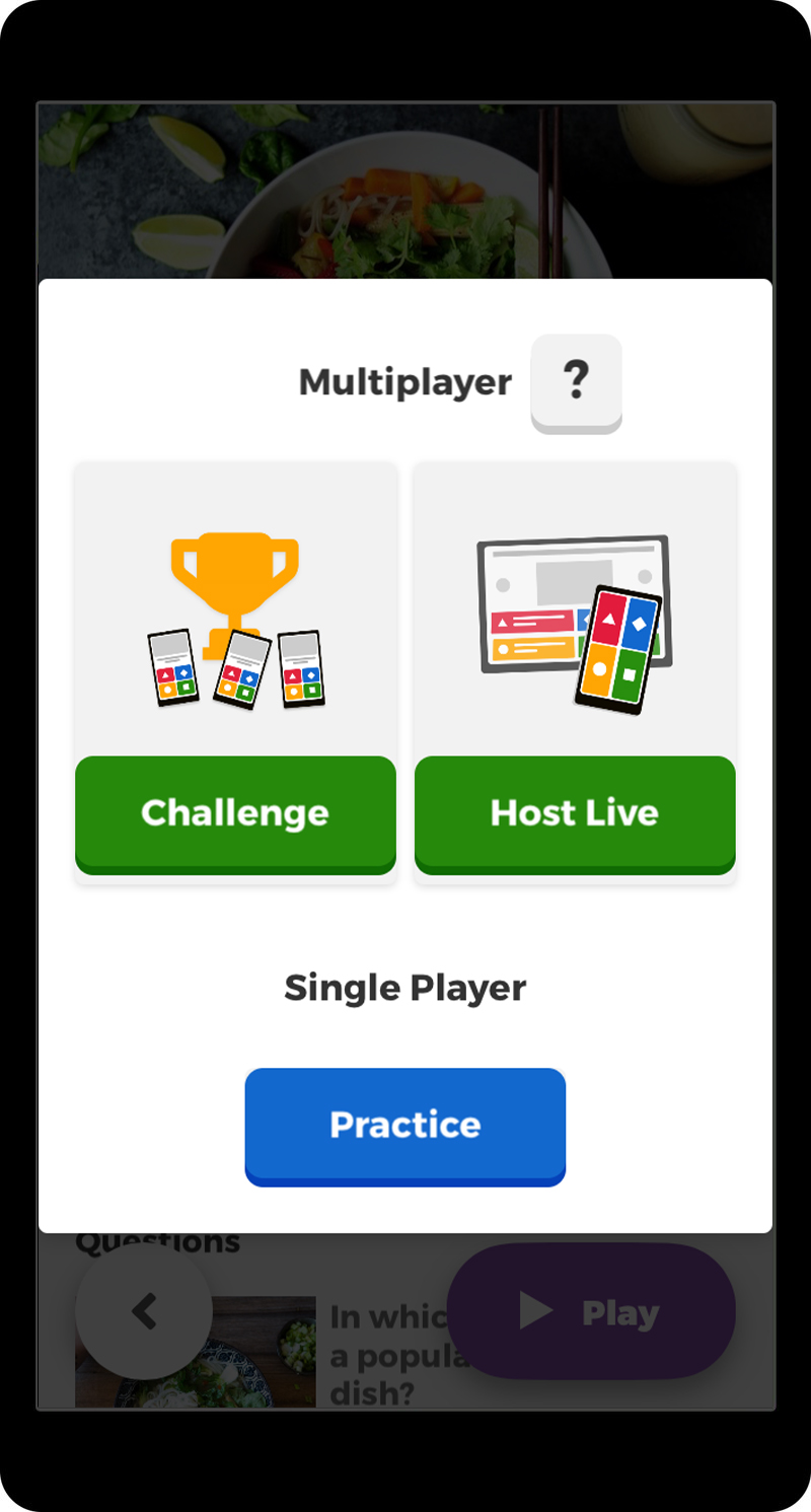 kahoot app host mobile android challenge learning