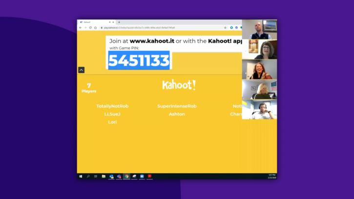 How to host Kahoot! remotely | Connect with video conference or webinar