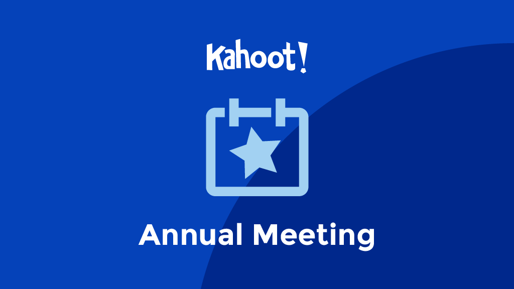 Kahoot! AS: Minutes from the Annual General Meeting