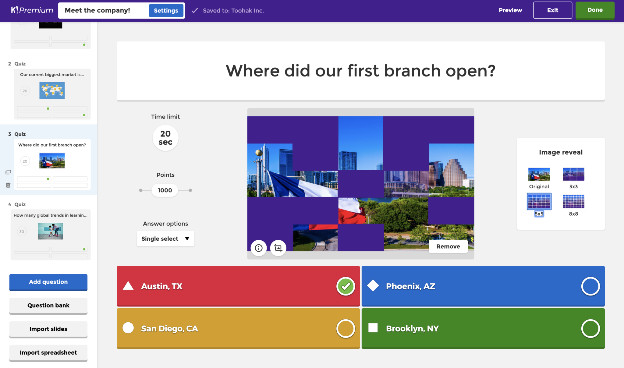 how to make a presentation in kahoot