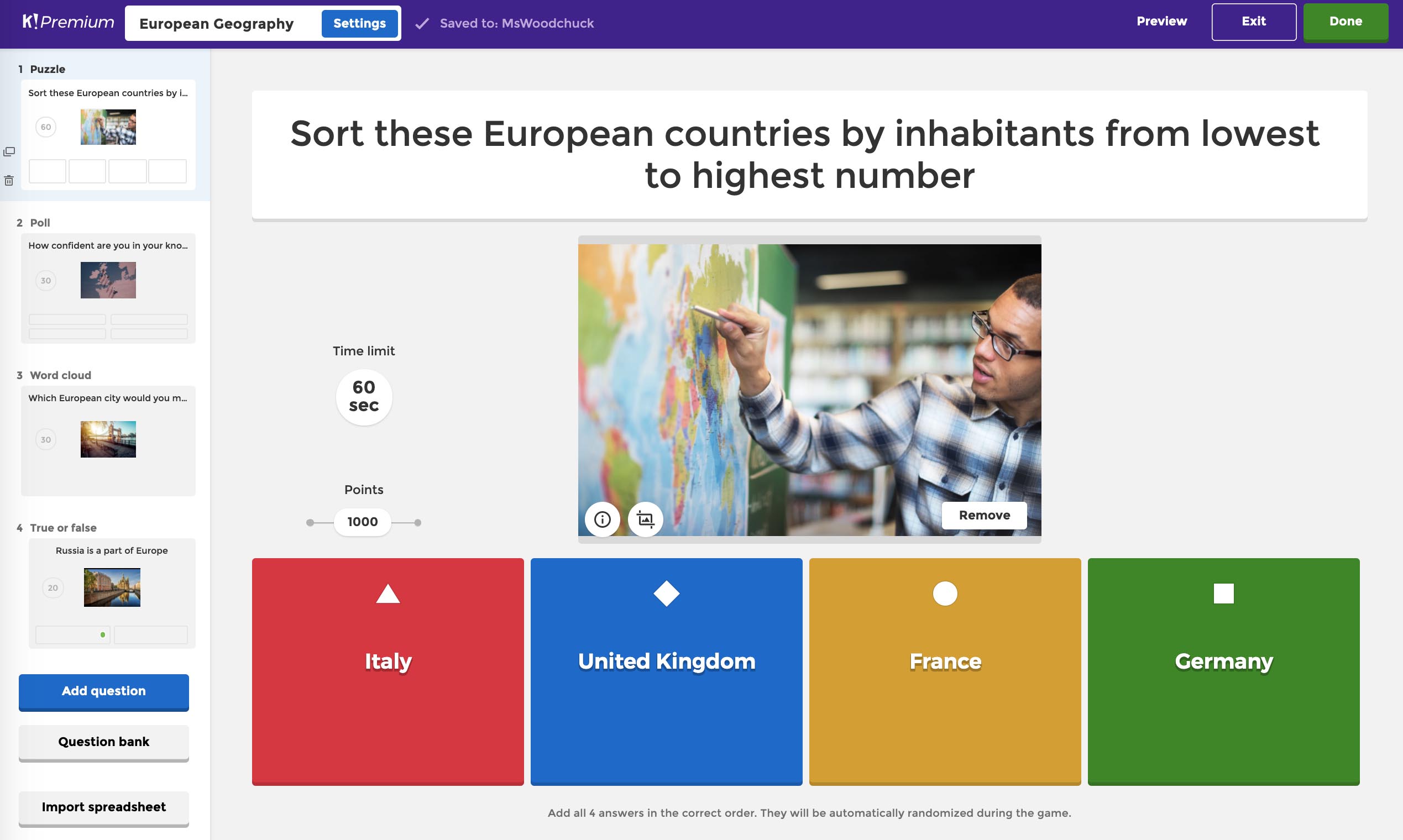 Kahoot quiz! The best interactive quiz game to play with students