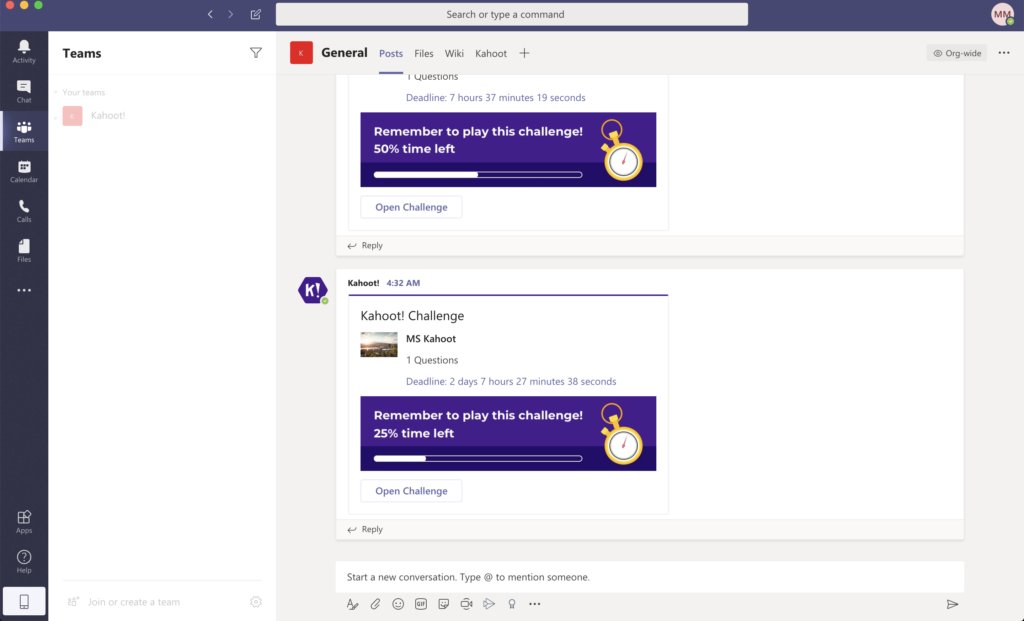 Connect And Learn Remotely | Kahoot! Integrates With Microsoft Teams