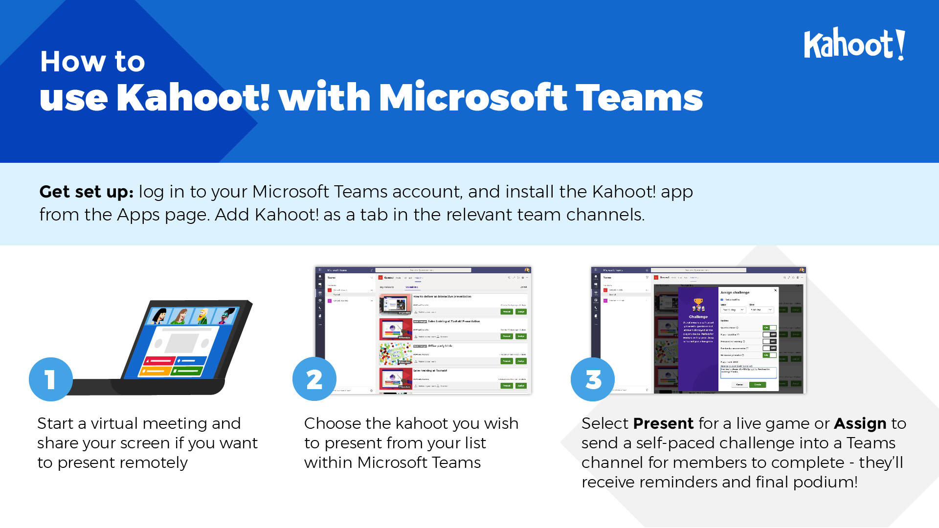 Microsoft Teams games | Engage with Kahoot! directly in Microsoft Teams