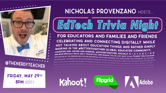 Graphic for EdTech trivia night