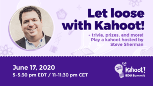 Kahoot! afterparty 5pm EDT