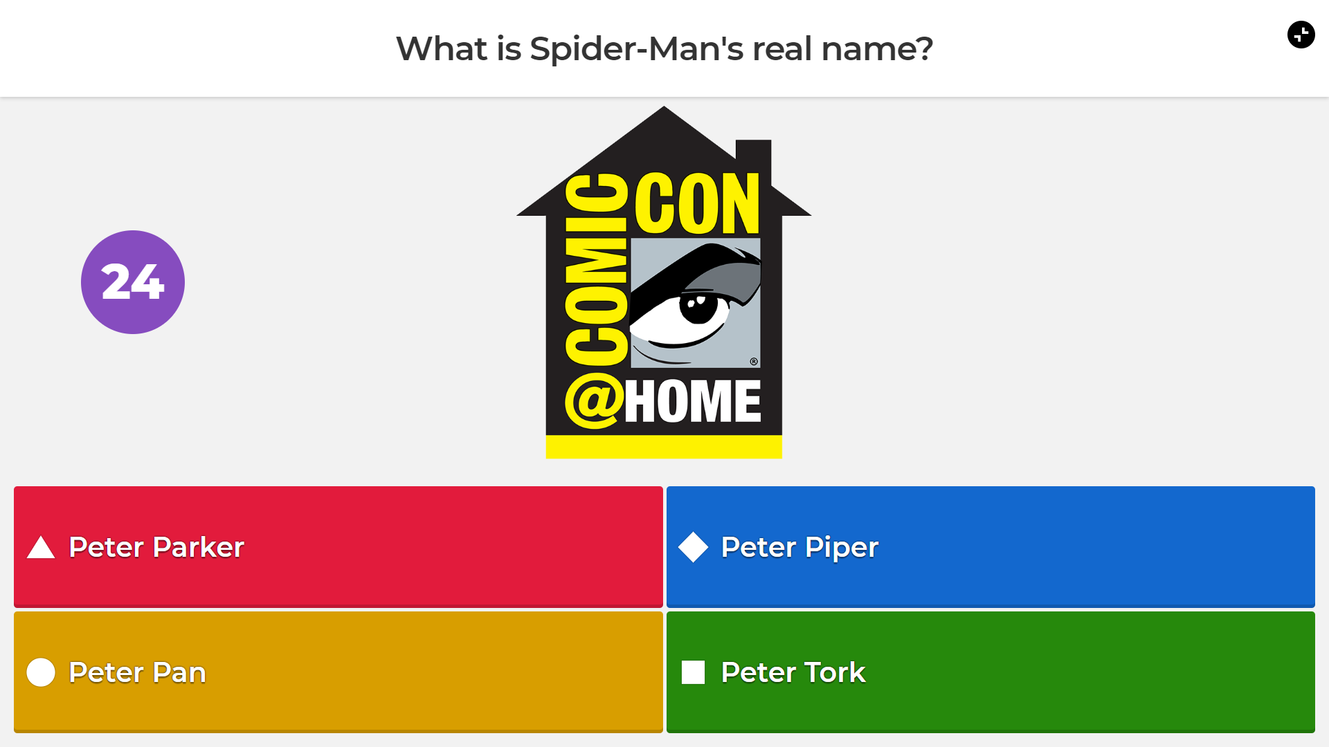 Comic-Con Kahoot