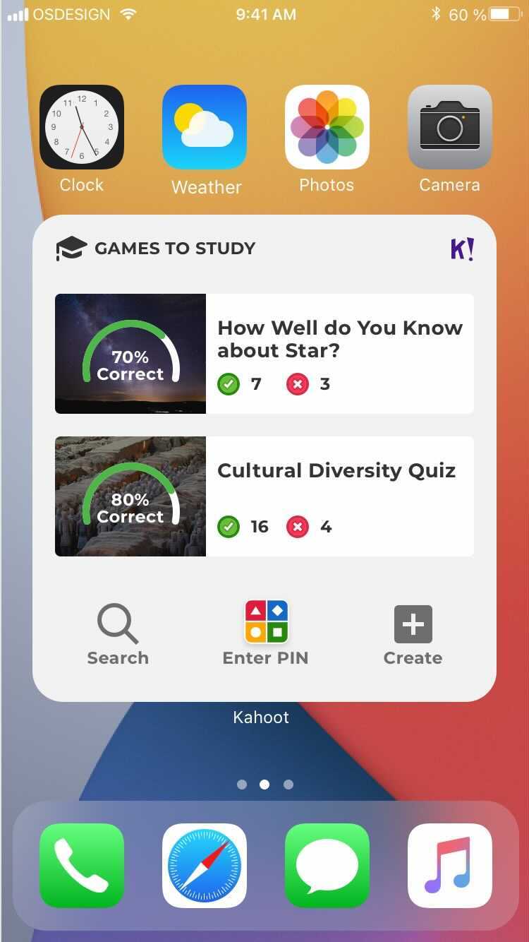 Kahoot! launches a new widget for iPhone users in iOS 14 | Kahoot!