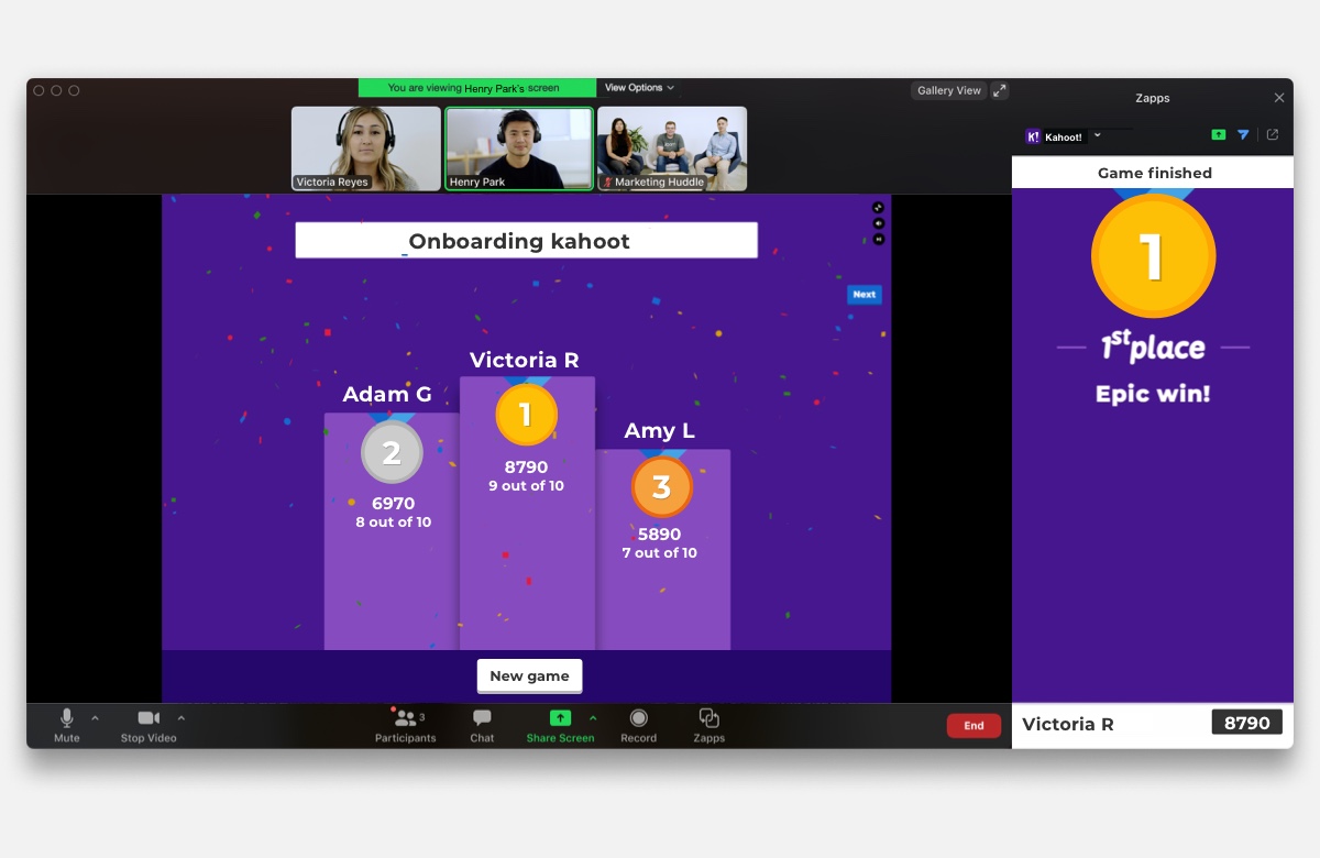 Gamify Online Meetings Part 1: Kahoot - AACE