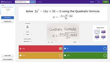 Math symbols in Kahoot! | Build equations and formulas