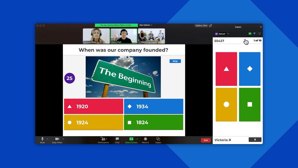 Kahoot Zoom New Integration Brings Engagement To Distance Learning And Video Conferencing Kahoot