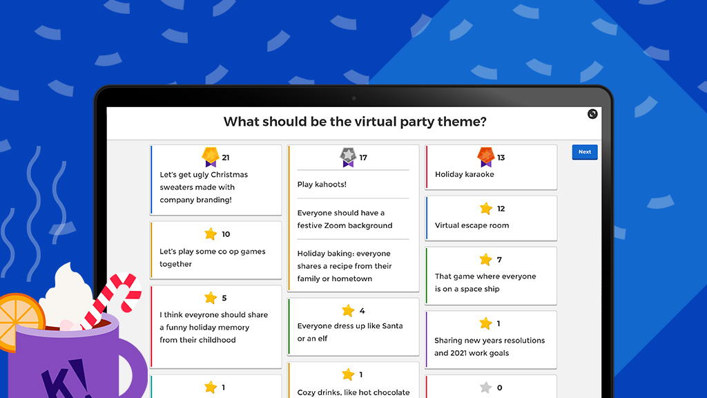 Plan, create, and host the ultimate virtual office party with Kahoot!