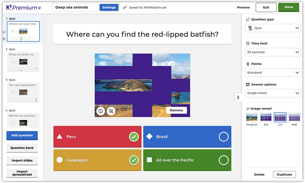 How to Create a Kahoot! Quiz – Instruction @ UH