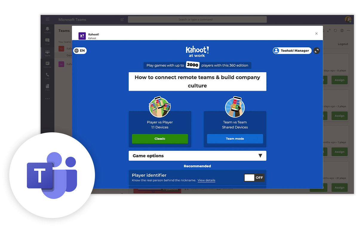 Kahoot Integration With Leading Workplace Tools