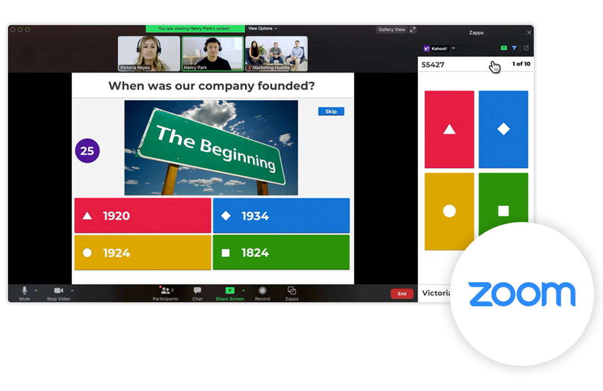 Kahoot to Add Zoom Integration -- Campus Technology