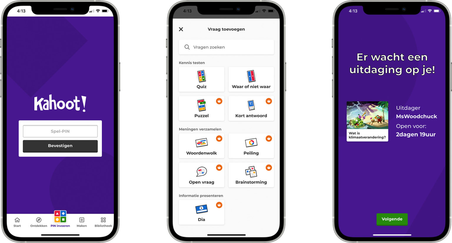 Kahoot! Nederlands Wereldwijd leren, zonder grenzen