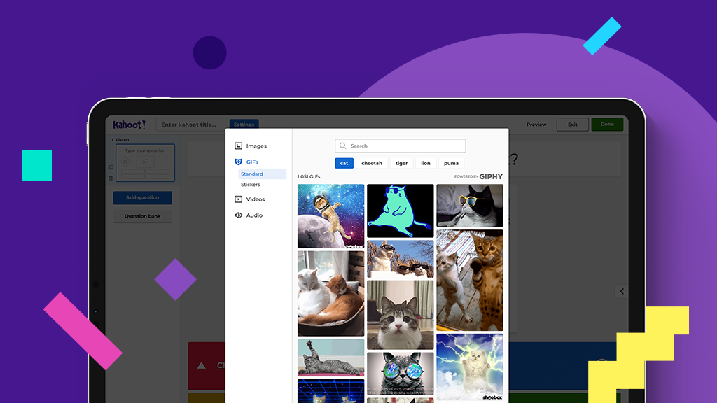 Kahoot! + GIPHY integration