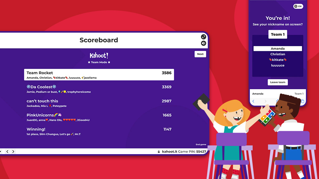 Kahoot!’s new team mode