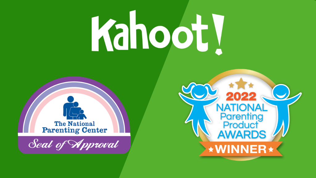 Kahoot! is named a National Parenting Product Award winner and granted The  National Parenting Center 