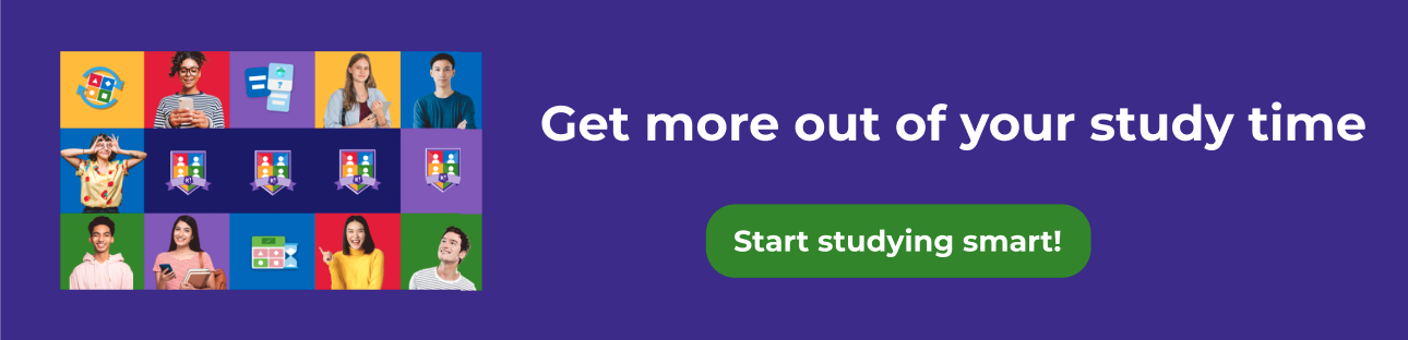 Purple banner with the test Get more out of your study time