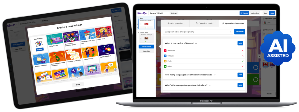 How to use Kahoot! AI Question generator – Help and Support Center
