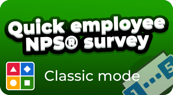 quick employee NPS survey