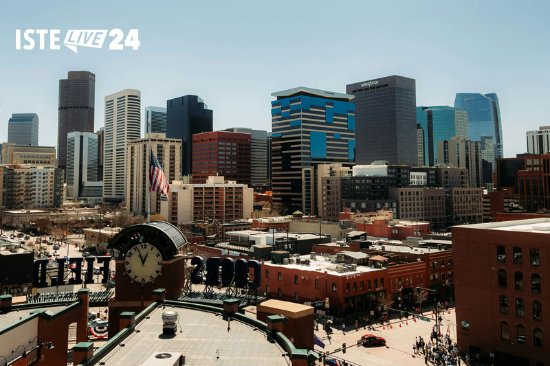 A cityscape of Denver