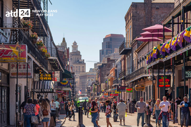 A cityscape of New Orleans
