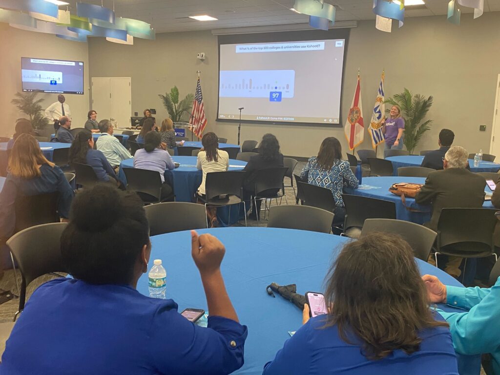 Kahoot! training event at Miami Dade College