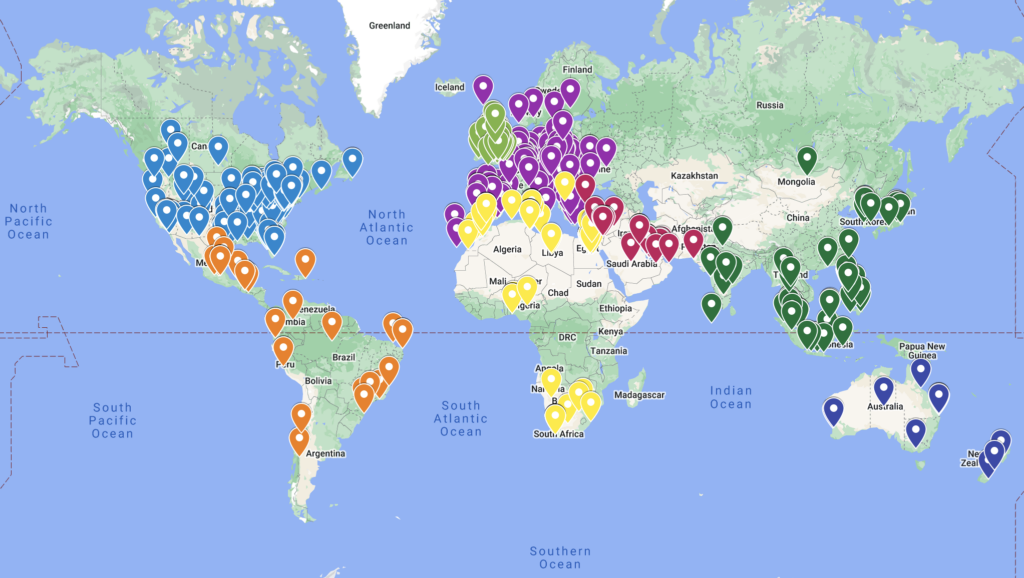 Ambassador Map