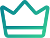 Green crown icon