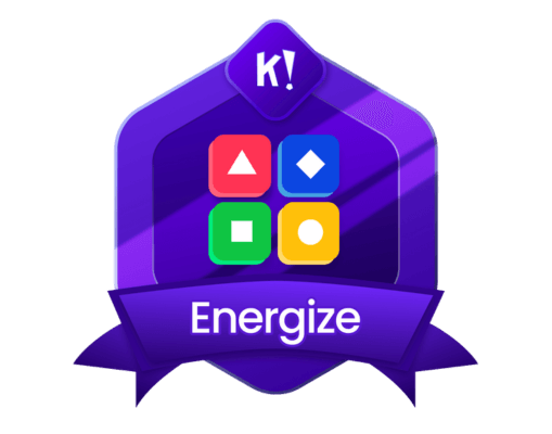 Kahoot! Energize badge