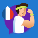 "Learn sports in French" Drops illustration