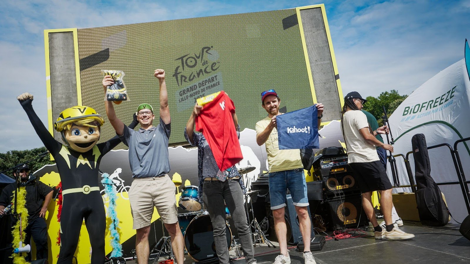 Kahoot! winners at the Tour de France 2025